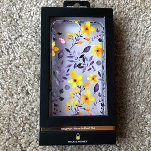 NIB Milk & Honey floral iPhone case 6/6s/7/8 Plus